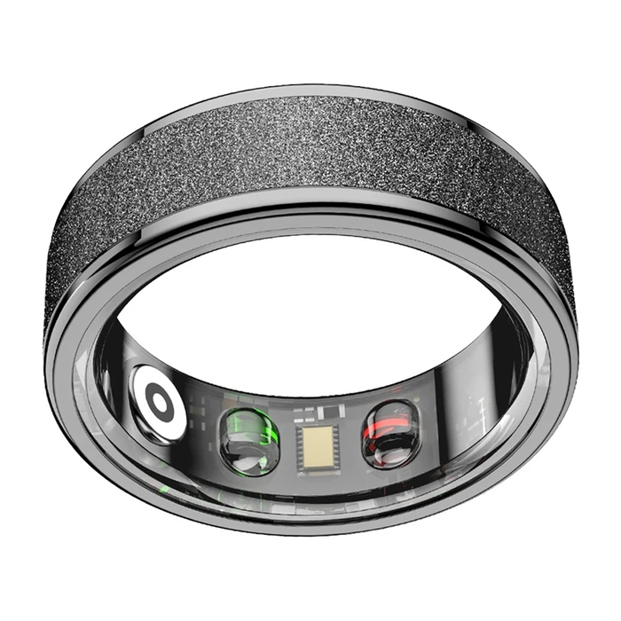 Colmi R10 Smart Ring 18.3mm Waterproof with Heart Rate Monitor - Black