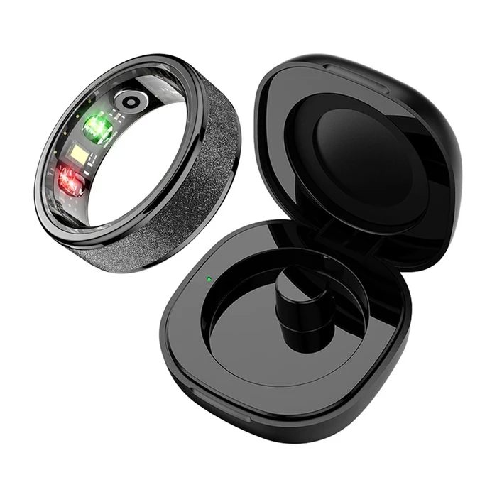 Colmi R10 Smart Ring 18.3mm Waterproof with Heart Rate Monitor - Black