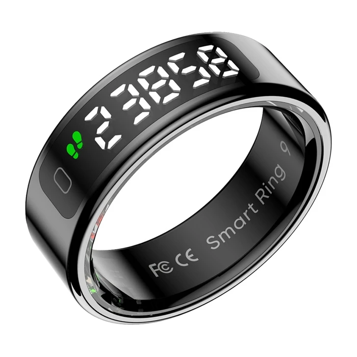 Colmi R10 Smart Ring 20mm Waterproof Black with Heart Rate & SpO2 Monitor