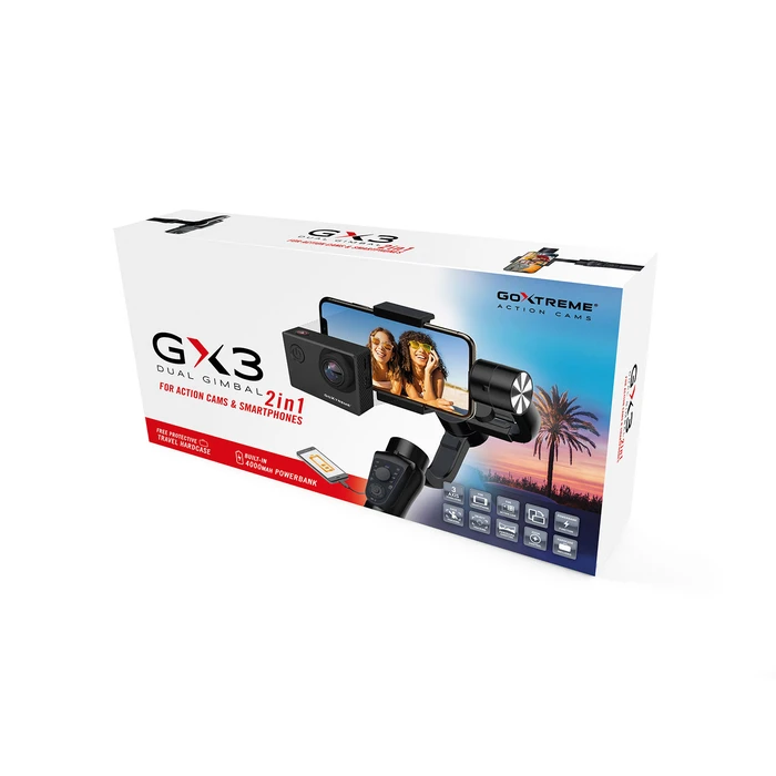 Gimbal Κινητών GoXtreme 3-AXIS and Action Cameras