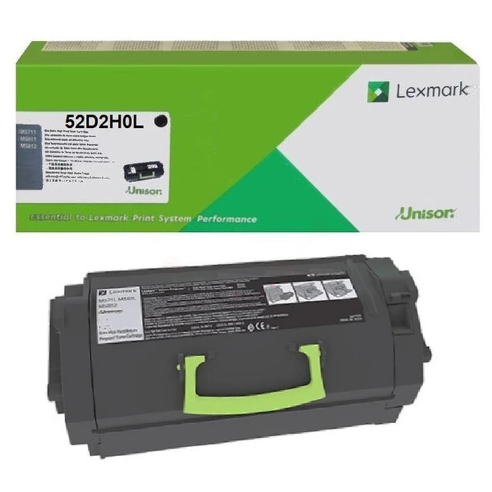 Γνήσιο Toner Lexmark 522HL Black High capacity 25,000 pages, 1-pack return program, for labels