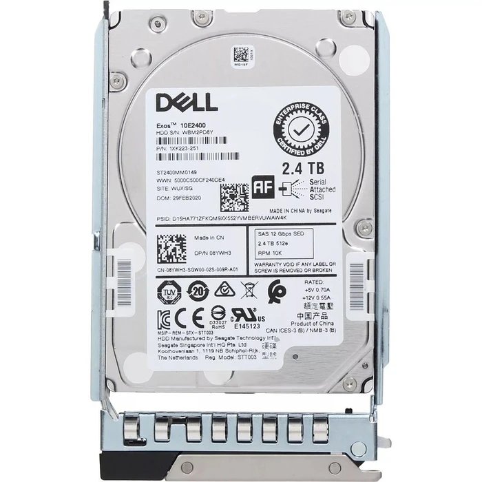 Dell Σκληροί Δίσκοι HDD 2.4TB 10K 2.5 SAS 12G 512e W9MNK