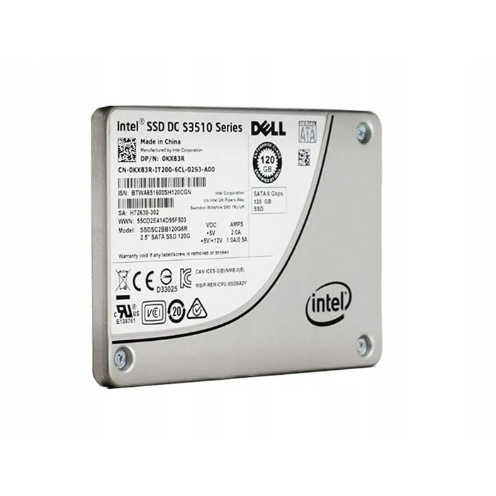 Dell Σκληροί Δίσκοι SSD DC S3510 120GB 2.5 SATA6 KX83R