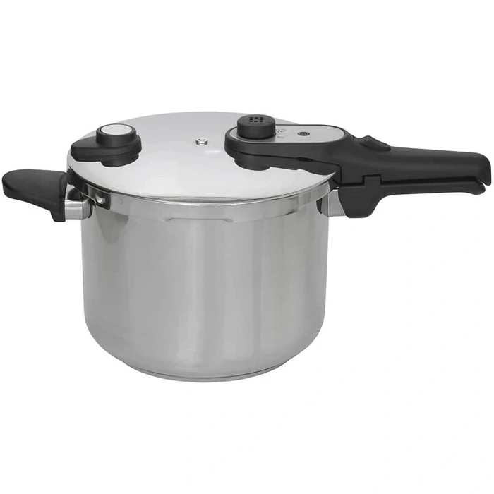 JATA Pressure Cooker Stainless Steel 24 cm, 8 L, Induction Ready, HOLL2228