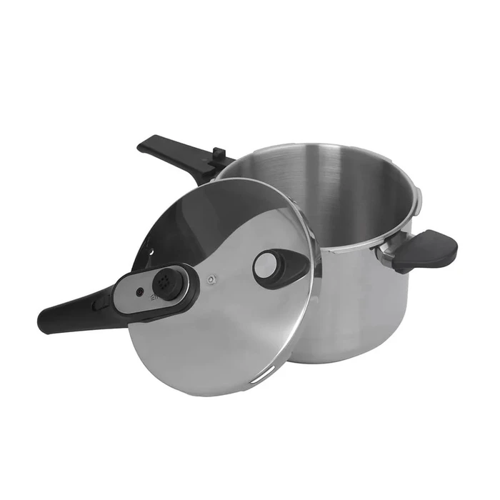 JATA Pressure Cooker Stainless Steel 24 cm, 8 L, Induction Ready, HOLL2228