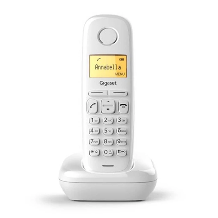GIGASET Ασύρματο Τηλέφωνο A170 Λευκό (S30852-H2802-B402)