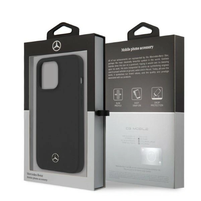 Mercedes MEHMP13LSILBK Apple iPhone 13 / 13 Pro hardcase Silicone Magsafe black