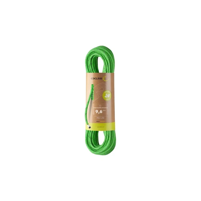 Σχοινί Tommy Caldwell Eco Dry DT 9,6mm x 70m - Νεον Πράσινο - EDELRID