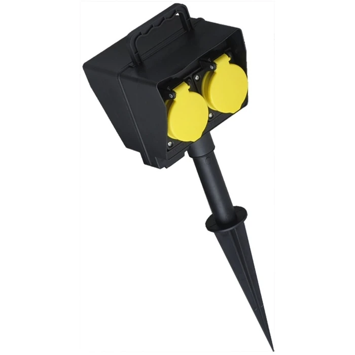Φις Ρεύματος Bachmann Garden socket 2x with Erdspies
