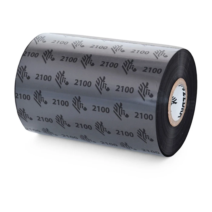Zebra 2100 High Performance - Black Thermal Transfer Ribbon - 40 mm x 450 m - Pack of 12