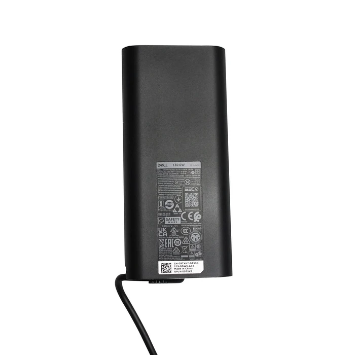 Dell Laptop Power Adapter 130W (19.5V, 6.67A) without Power Cord — Model 6TTY6