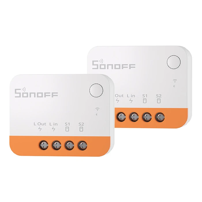 Sonoff ZBMINIL2 Έξυπνος Διακόπτης ZigBee & Bluetooth 6A (με Ουδέτερο) - 2τμχ