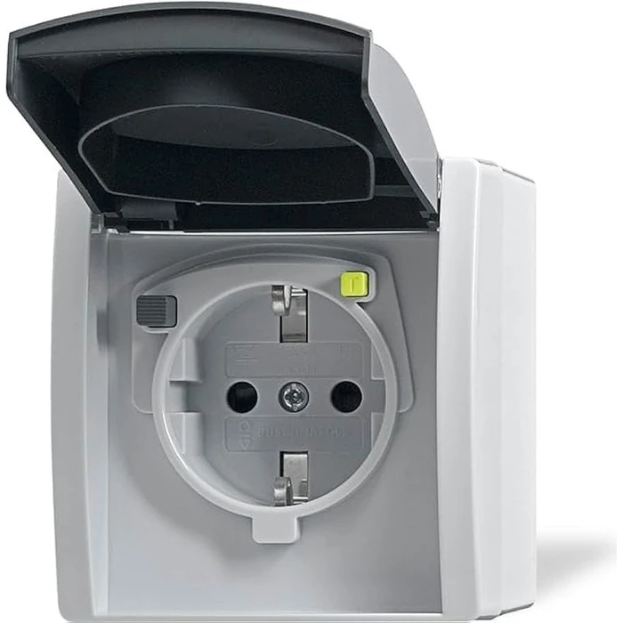 Busch-Jaeger FI-Schukomat Einsatz 3120 EWB-53, γκρι, επιτοίχια (AP), IP44