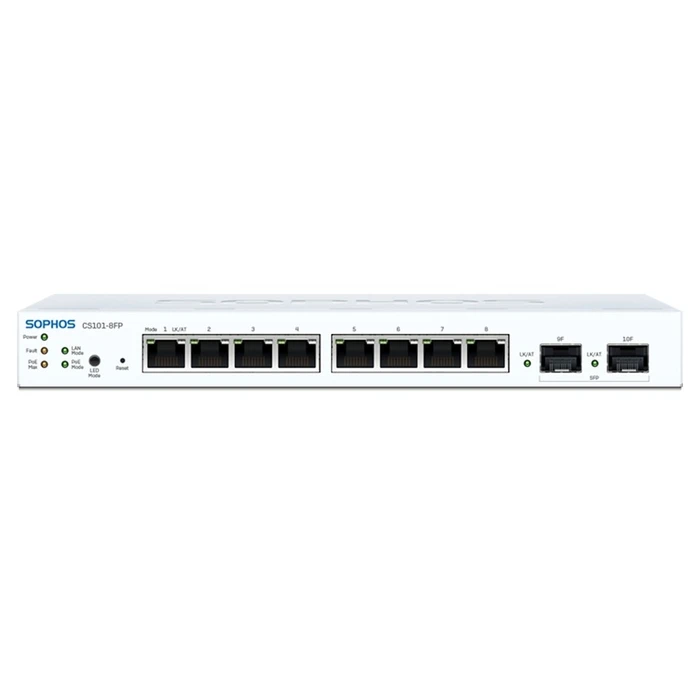 Sophos CS101-8FP Sophos Switch - 8 θύρες με Full PoE - Καλώδιο τροφοδοσίας EU