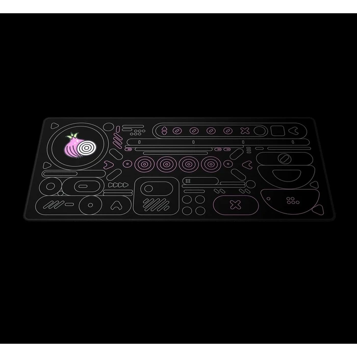 Dark Project Onionite Dark Pattern XL Mouse Pad - 900x400mm