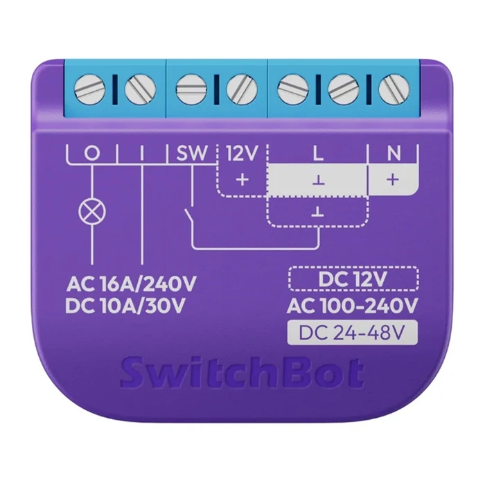 Switchbot Smart Switch Dimmer 1 Καναλιού Wi-Fi & Bluetooth 16A W5502300