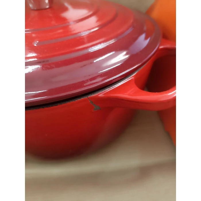 Κατσαρόλα Le Creuset Signature Casserole round 24 cm Cerise (ΜΕ ΦΘΟΡΑ ΣΕ ΕΞΩΤΕΡΙΚΟ ΣΗΜΕΙΟ (ΒΛΕΠΕ ΕΙΚΟΝΑ))