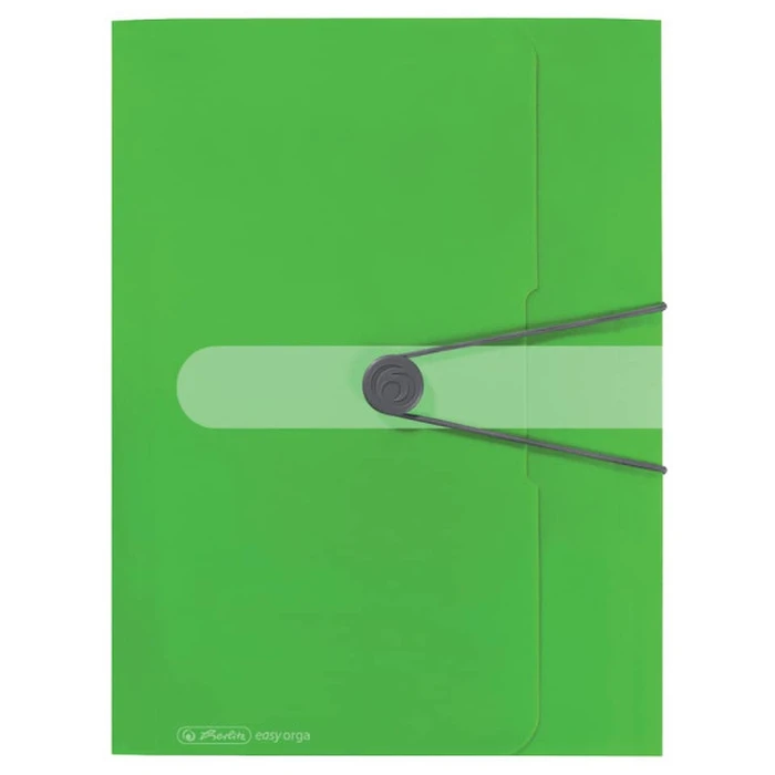 Herlitz Elastic-closure Folder A4, PP opaque, color 'Apple' (Apfel)