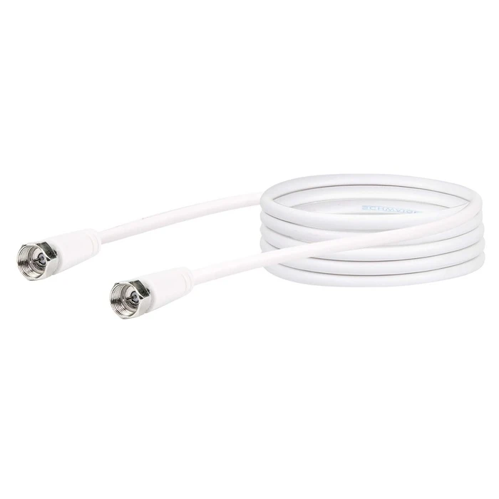 Schwaiger SAT connection cable 75 dB 3 m, copper (CCS), white — MPN KVC30532