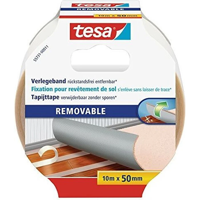 tesa Ταινία τοποθέτησης διπλής όψης, Αφαιρείται χωρίς υπόλειμμα 10 m x 50 mm