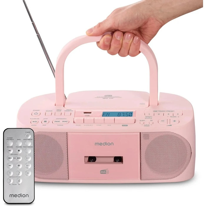 MEDION LIFE DRX-1 Plus Boombox ροζ