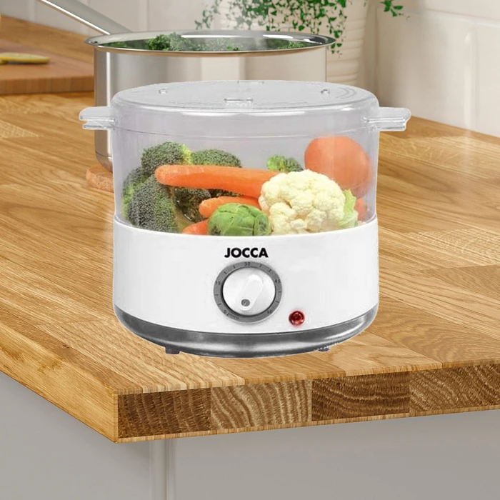 Jocca J-5555 Ατμομάγειρας Ατμού 2 Επιπέδων 4,4 L Λευκός