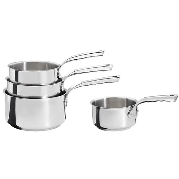 de Buyer Milady Stainless Steel Induction Saucepan Set 4pc Ø14/16/18/20 cm (MPN 3410.04)