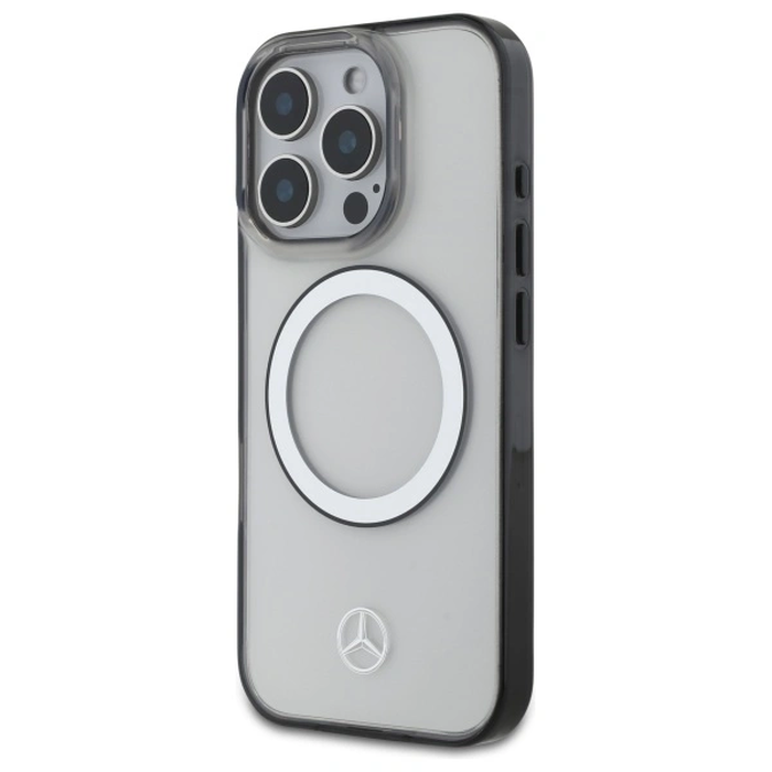 Mercedes MEHMP16L23HUOKC Apple iPhone 16 Pro hardcase Printed logo MagSafe transparent