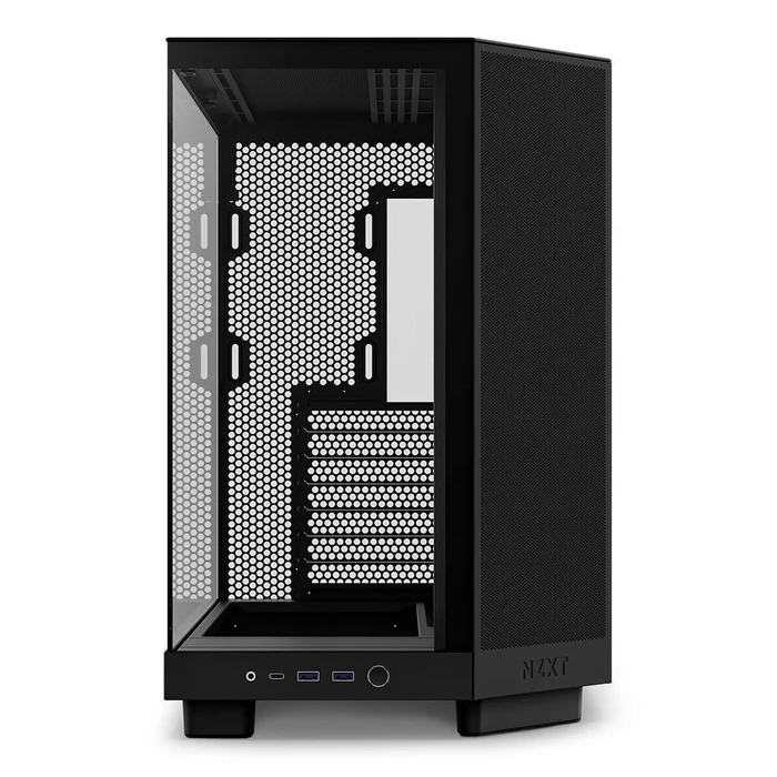 NZXT H6 Flow - Κουτί Υπολογιστή Midi Tower ΜαύροΧΩΡΙΣ ΤΟ ΠΛΑΙΝΟ (ΣΠΑΣΜΕΝΟ) ΤΖΑΜΙ 