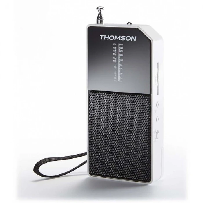 THOMSON RT205 Φορητό Αναλογικό Ραδιόφωνο FM (Λευκό)