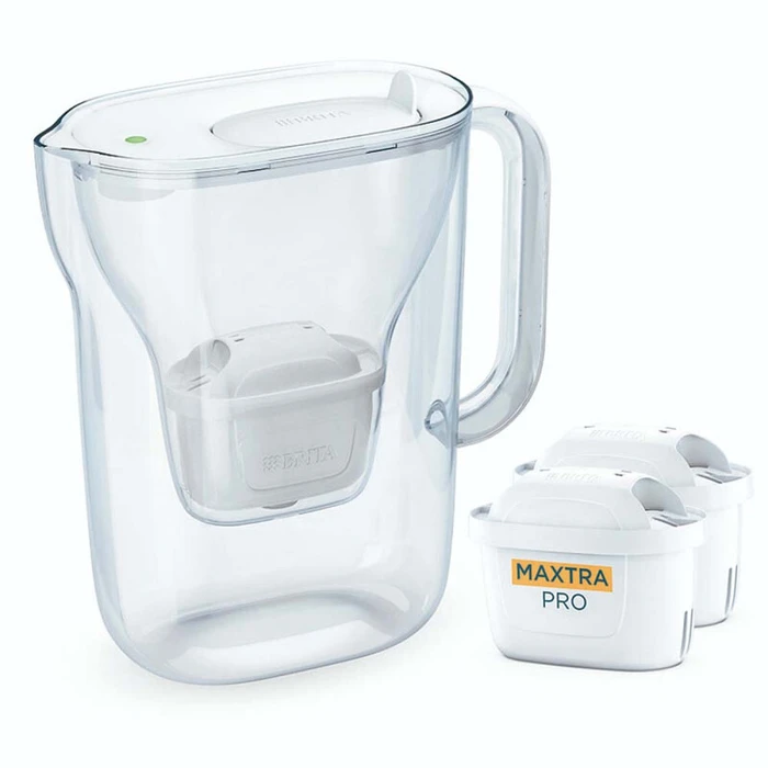 BRITA κανάτα φίλτρου Style Essential 2,4L Λευκή με 2 φίλτρα MAXTRA PRO (CAL)