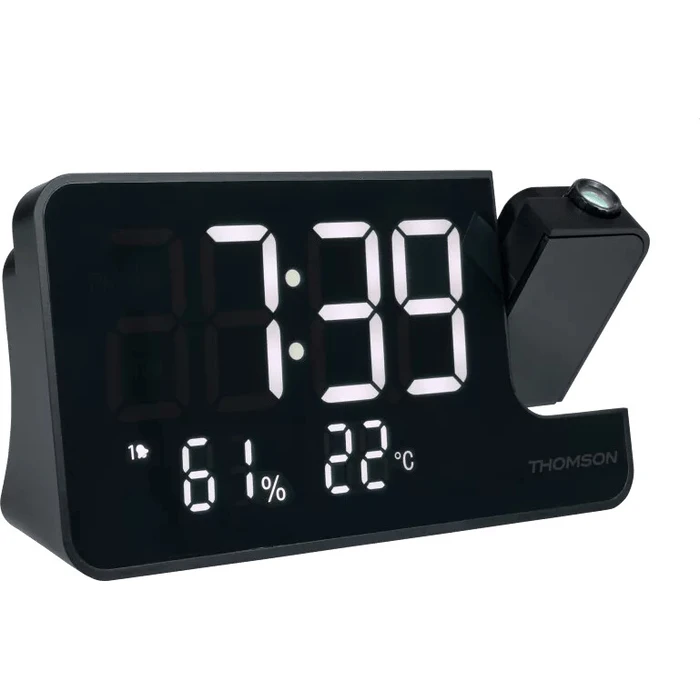 THOMSON CP100T Alarm Clock Radio with Projection - Black
