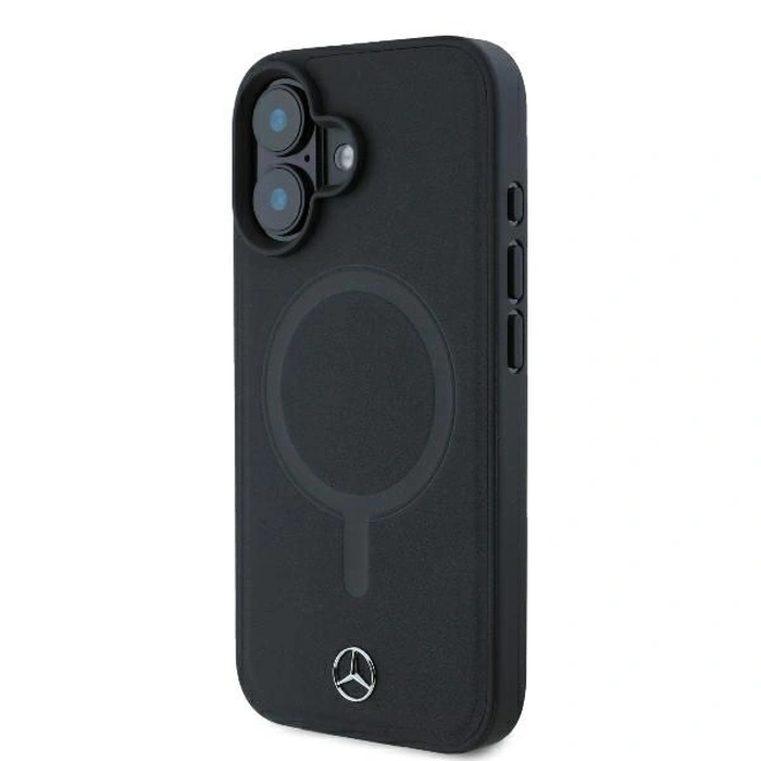 Mercedes MEHMP16M23RCMK Apple iPhone 16 Plus hardcase Smooth Leather MagSafe black