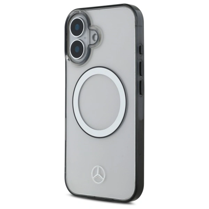 Mercedes MEHMP16S23HUOKC Apple iPhone 16 hardcase Printed logo MagSafe transparent