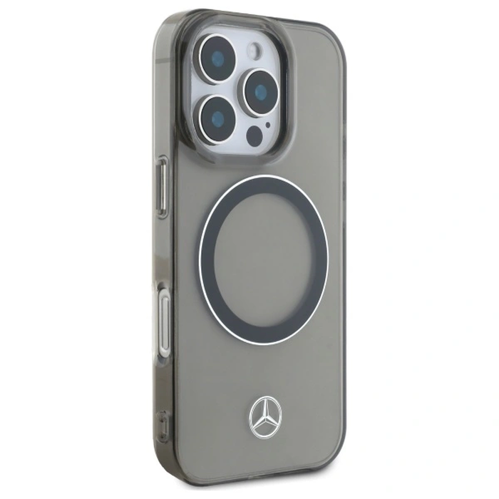 Mercedes MEHMP16X23HUOSK Apple iPhone 16 Pro Max hardcase Silver Ring MagSafe black