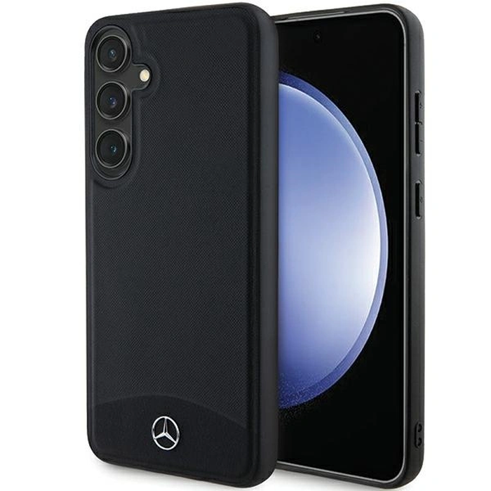 Mercedes MEHMS24M23RBARK Samsung Galaxy S24+ Plus hardcase Leather Textured & Plain MagSafe black