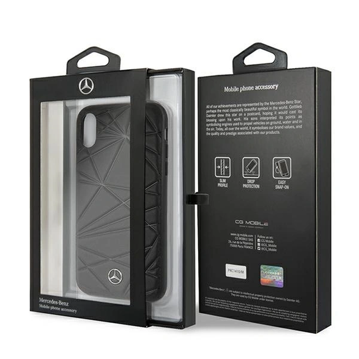 Mercedes MEPERHCI61QGLBK iPhone Xr black hardcase Twister