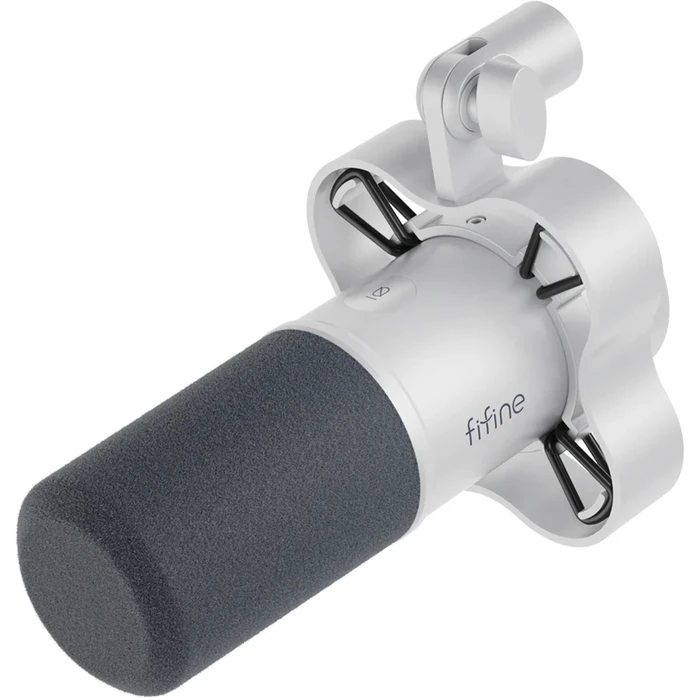 Fifine K688W Δυναμικό Μικρόφωνο Shock Mounted - Λευκό