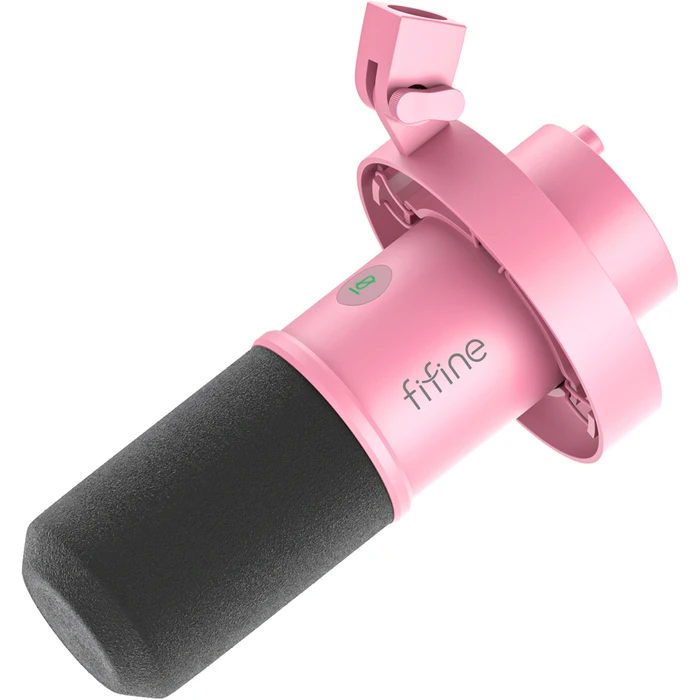 Fifine K688P Δυναμικό Μικρόφωνο XLR Shock Mounted - Ροζ