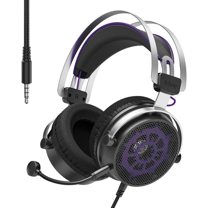 Fifine H18 Over Ear Gaming Headset with 3.5mm connection for PC / PS4 / PS5 / XBOX