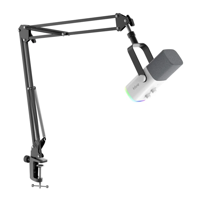 Fifine AM8TW Δυναμικό Μικρόφωνο Shock Mounted σε Λευκό (Fifine)