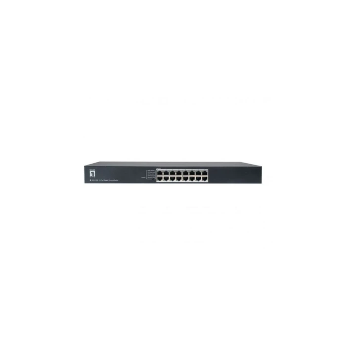 Level One Switch 16xGE 19" μη διαχειριζόμενος μεταλλικός (GEU-1632)
