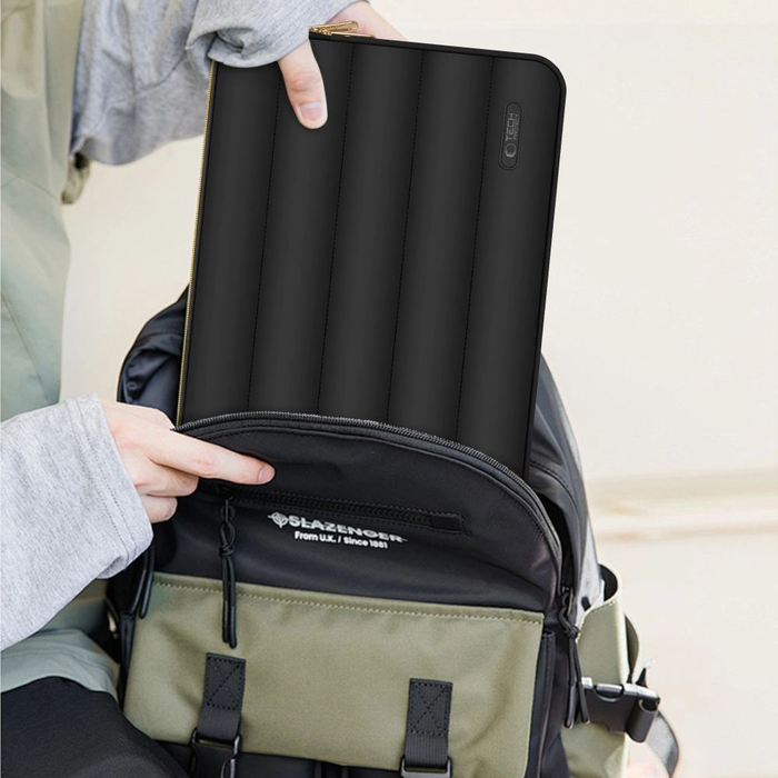 Tech-Protect Puffy Laptop 13-14 case + accessory bag Black