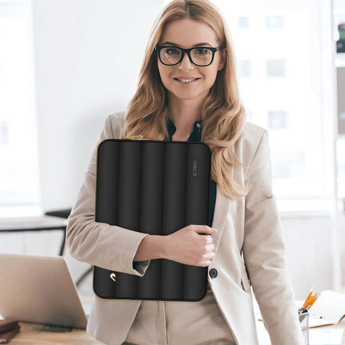 Tech-Protect Puffy Laptop 13-14 case + accessory bag Black