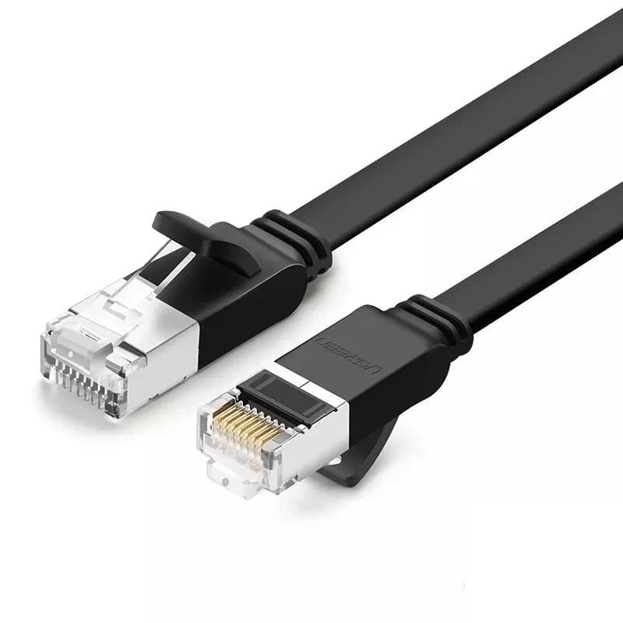 UGREEN Cat 6 UTP Flat Ethernet RJ45 Cable Pure Copper 3m black