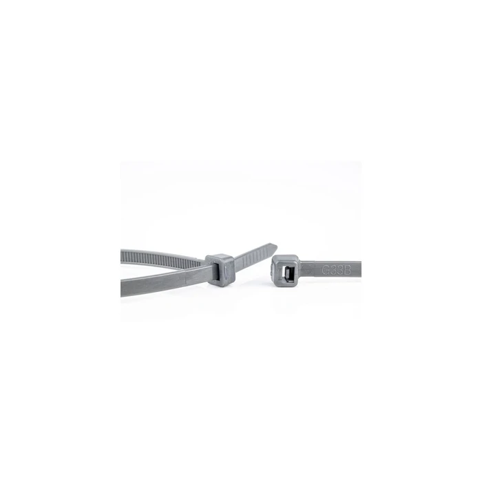 WKK Πλαστικά Δεματικά Καλωδίων Γκρι 200 x 3,6 mm 100 τεμ.