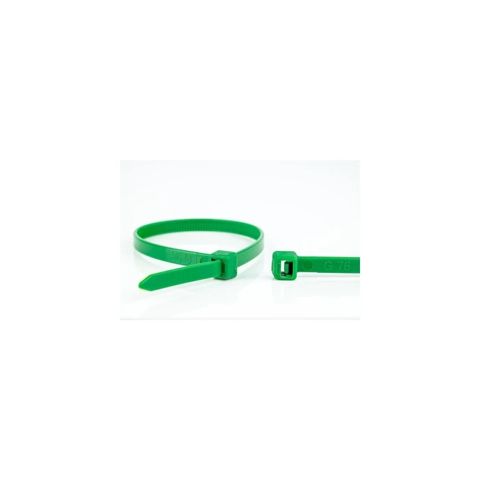 WKK Cable Ties Green 300 x 4.8 mm, 100 pcs (WKK Kunststoffkabelbinder Grün 300x4,8mm 100 St.)