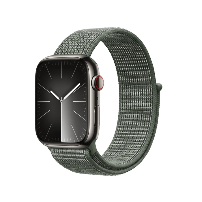 Crong Nylon Apple Watch 4/5/6/7/SE/8/9/10 40/41/42mm (Military Green)
