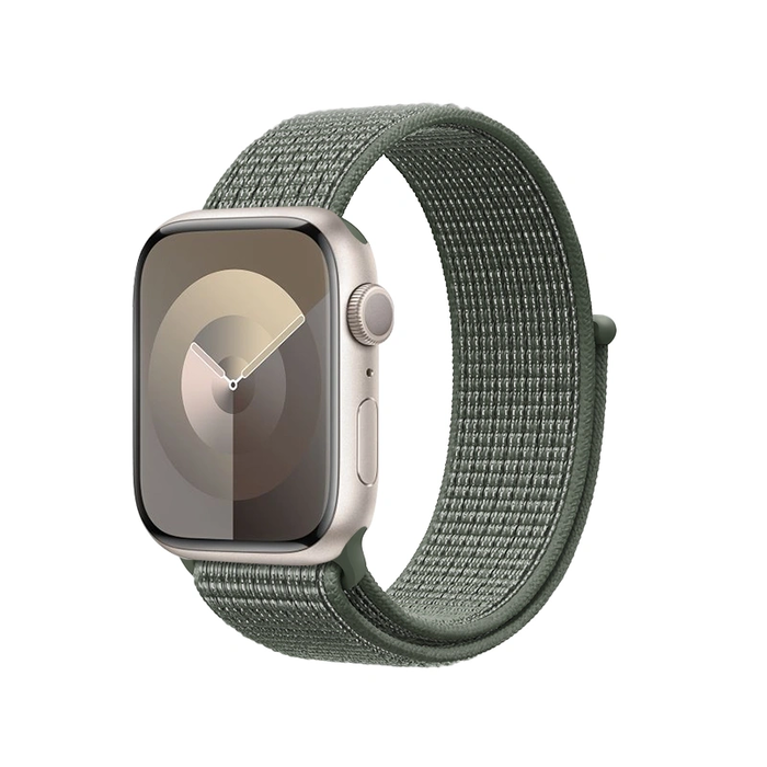 Crong Nylon Apple Watch 4/5/6/7/SE/8/9/10 40/41/42mm (Military Green)