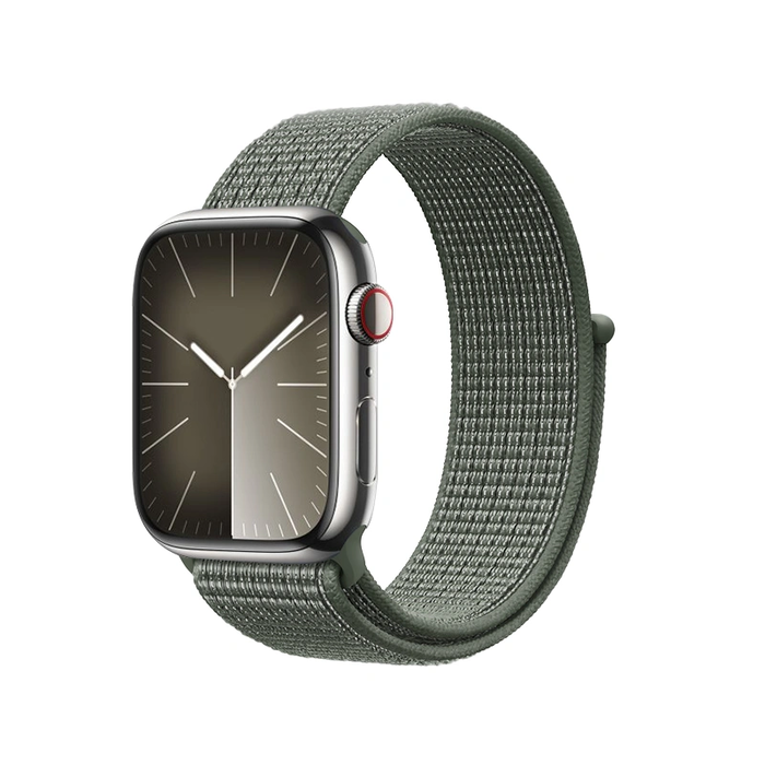 Crong Nylon Apple Watch 4/5/6/7/SE/8/9/10 40/41/42mm (Military Green)